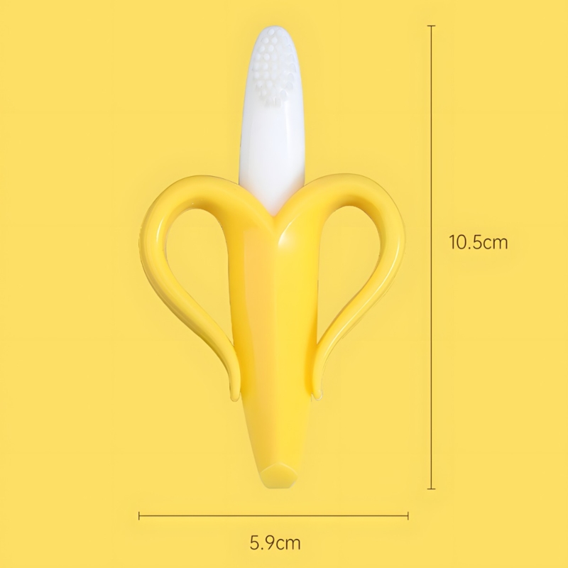 Kramtukas - dantų šepetėlis "Bananas"