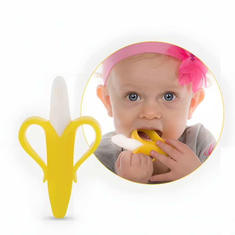 Kramtukas - dantų šepetėlis "Bananas"