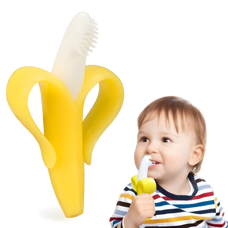 Kramtukas - dantų šepetėlis "Bananas"