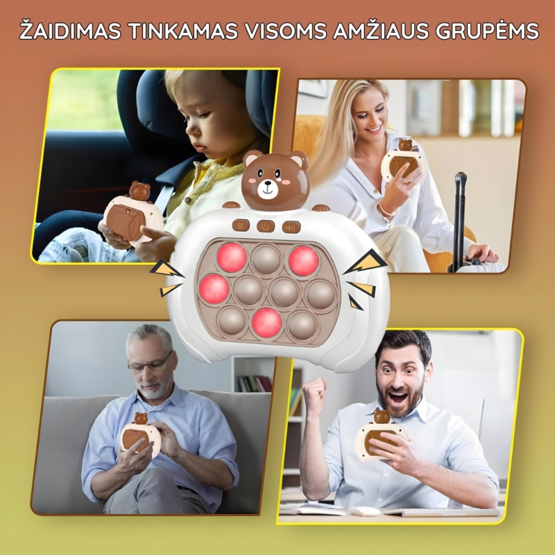 Žaidimų pultelis "Pop it Pro", astronautas