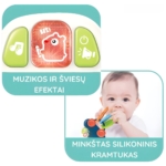 Muzikinis automobilio raktų pultelis – kramtukas