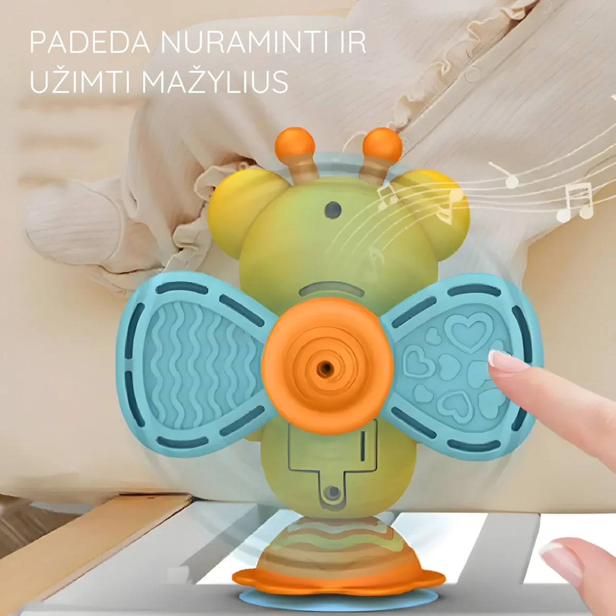 Prilimpantis veiklos žaislas 