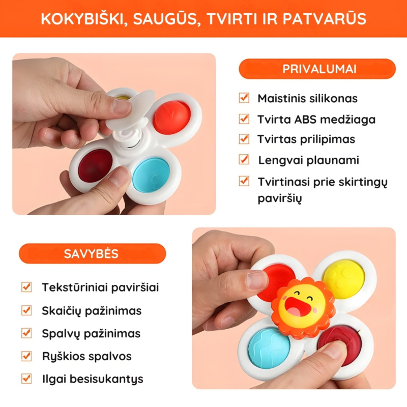 Woopie Baby spineriai - suktukai
