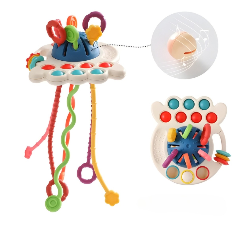 Montessori žaislas – kramtukas, raudonas