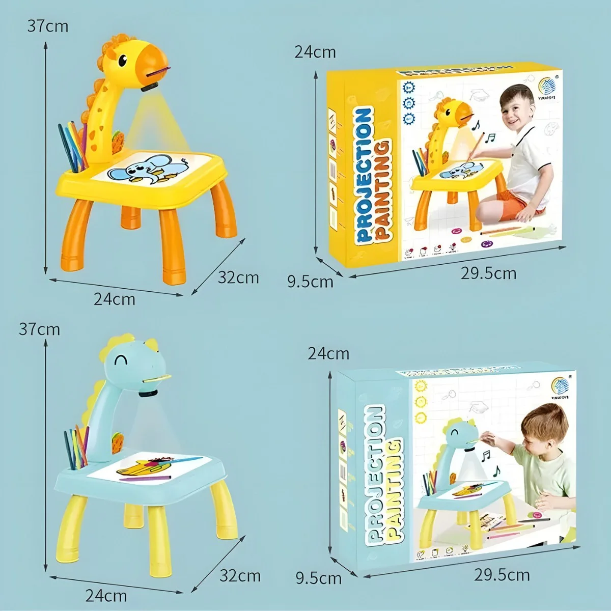 Piešimo stalas su projektoriumi