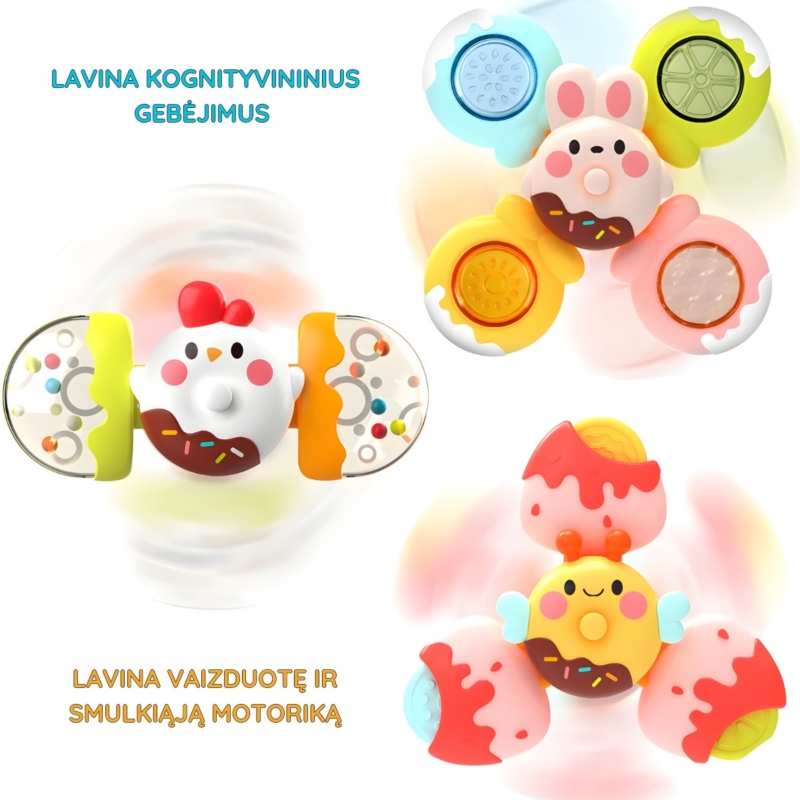 Spineriai - suktukai vaikams nuo 3 metų "Ledinukai"