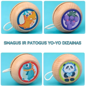 Medinis žaislas "Yo-Yo"