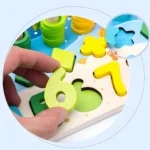 Montessori užimtumo lenta 4in1