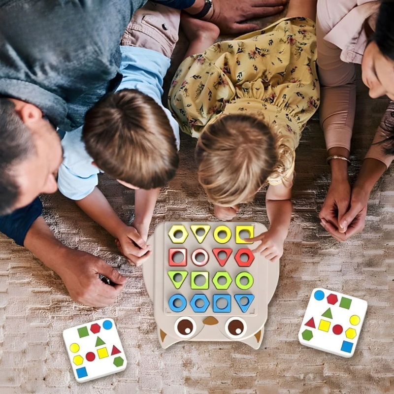 Geometrinė dėlionė "Pelėdžiukas"