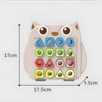 Geometrinė dėlionė "Pelėdžiukas"