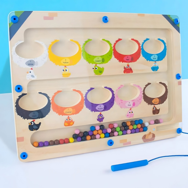 Dvipusė Montessori magnetinė rūšiavimo lenta