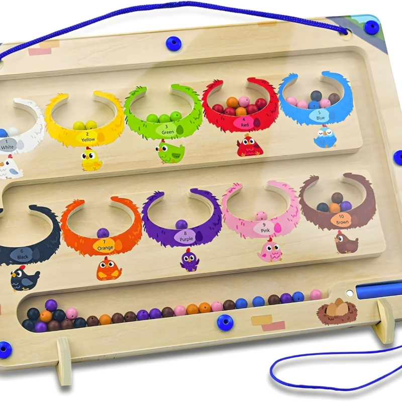 Dvipusė Montessori magnetinė rūšiavimo lenta