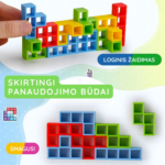 Pusiausvyros žaidimas "Tetris"