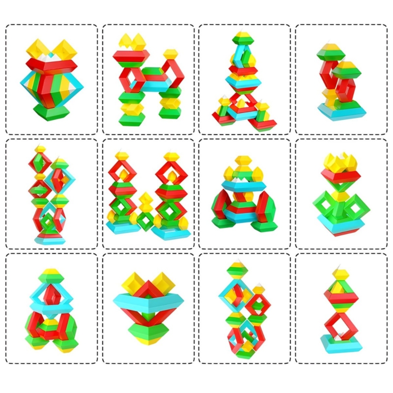 Geometrinis konstruktorius vaikams nuo 3 metų (15 det.)