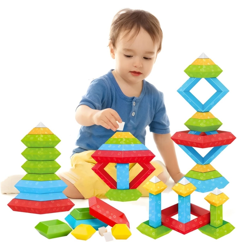 Geometrinis konstruktorius vaikams nuo 3 metų (15 det.)