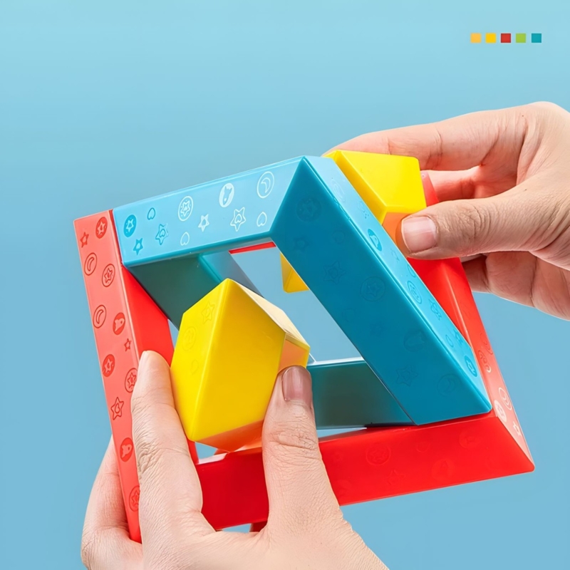 Geometrinis konstruktorius vaikams nuo 3 metų (15 det.)