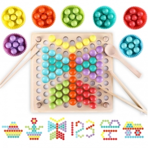 Montessori spalvota mozaika - rūšiuoklė Woopie