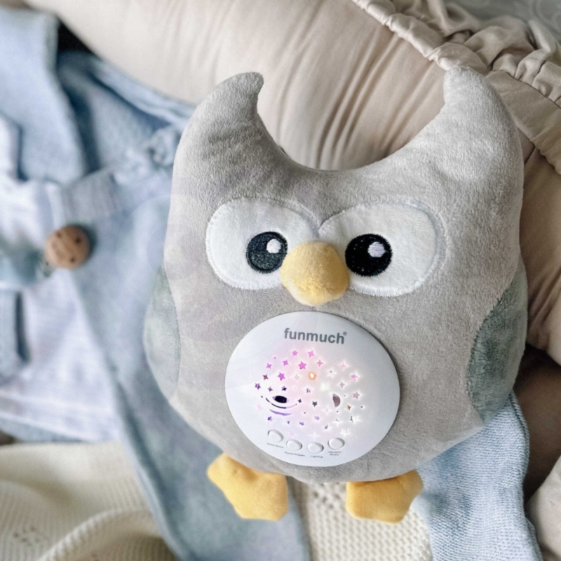 Šviečiantis migdukas nuo gimimo „Pelėda“ – Woopie Baby