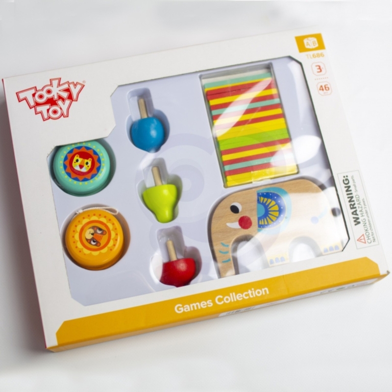 Arkadinių žaidimų rinkinys vaikams – Tooky Toy (46 det.)