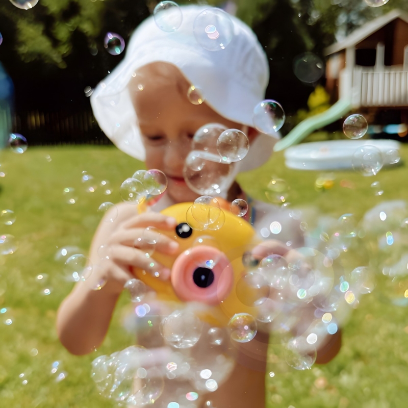Burbulų fotoaparatas vaikams nuo 3 metų "Viščiukas" – Woopie