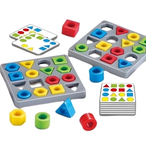 Geometrinė spalvų dėlionė vaikams – Woopie