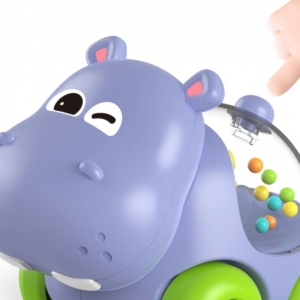 Kamuoliukų šokinėjimo mašinytė vaikams "Begemotas"