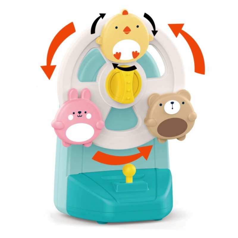 Woopie Baby muzikinis veiklos ratas, mėlynas