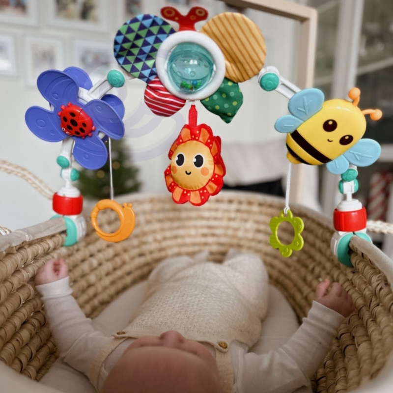 Pakabinamas žaislinis lankas kūdikiams "Gamta" – Woopie Baby