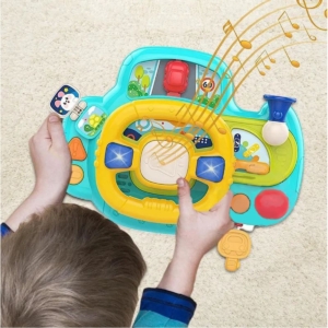 Woopie Baby žaislinis valdymo vairas, mėlynas