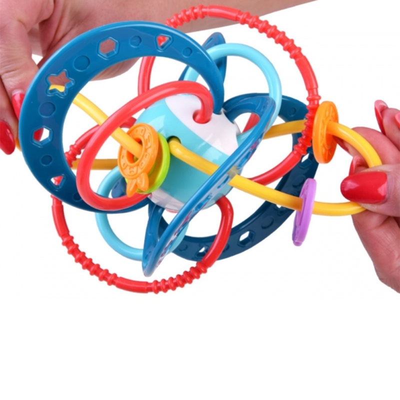 Woopie Baby Montessori barškutis - kramtukas 2in1