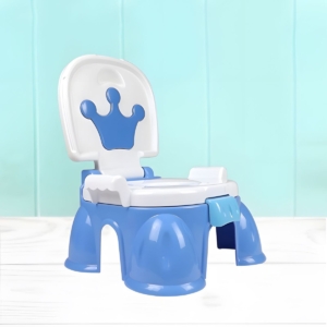 Mokomasis muzikinis naktipuodis-kėdutė vaikams, mėlynas