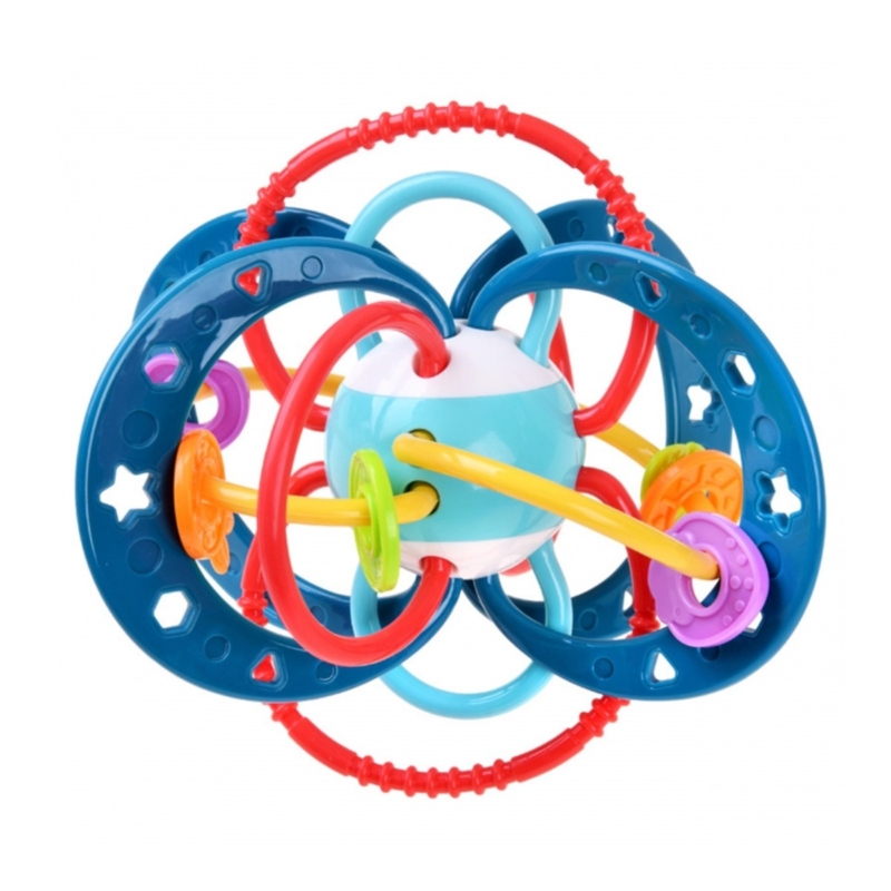 Woopie Baby Montessori barškutis - kramtukas 2in1