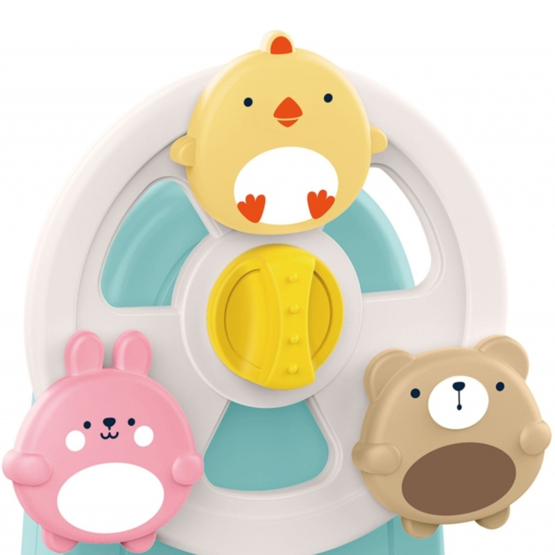 Woopie Baby muzikinis veiklos ratas, mėlynas