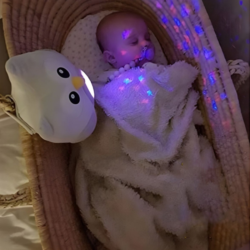 Šviečiantis migdukas nuo gimimo „Pelėda“ – Woopie Baby