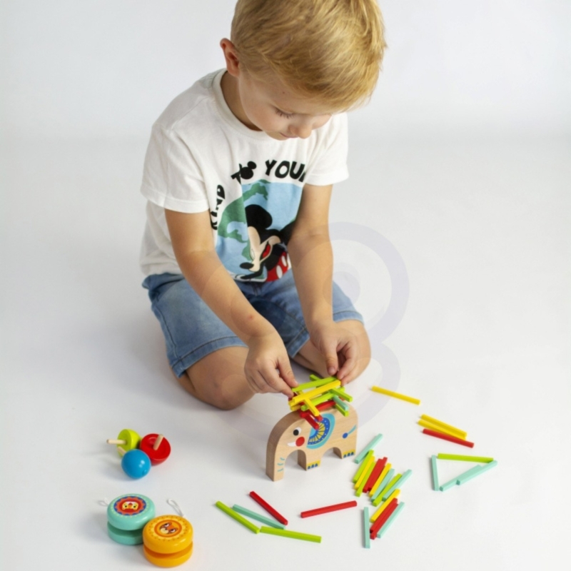 Arkadinių žaidimų rinkinys vaikams – Tooky Toy (46 det.)