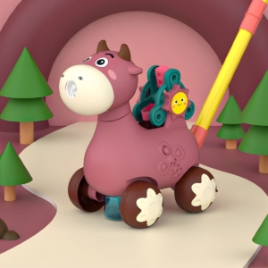 Burbulų stumdukas vaikams, raudonas – Woopie