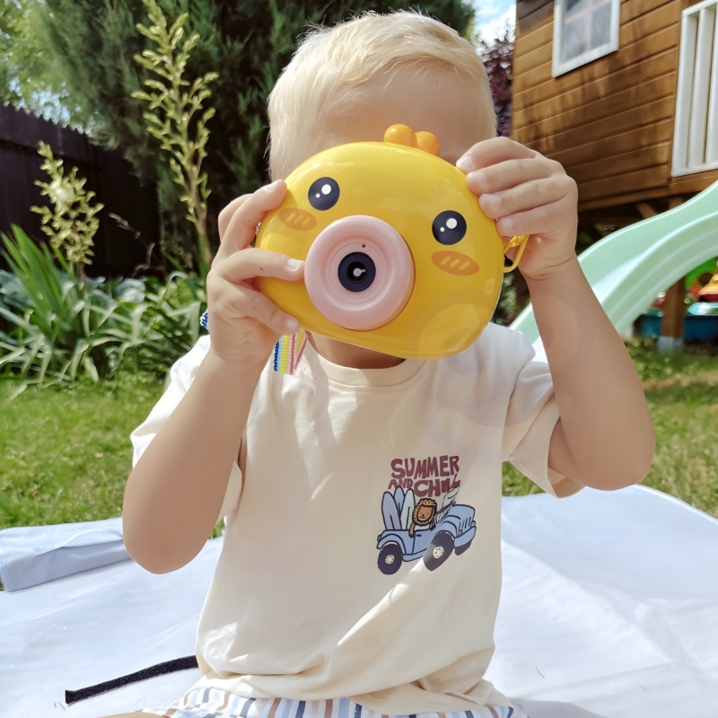 Burbulų fotoaparatas vaikams nuo 3 metų "Viščiukas" – Woopie
