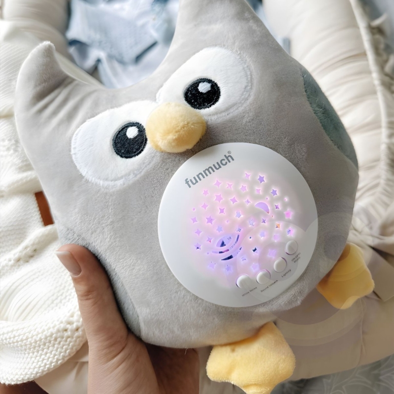 Šviečiantis migdukas nuo gimimo „Pelėda“ – Woopie Baby