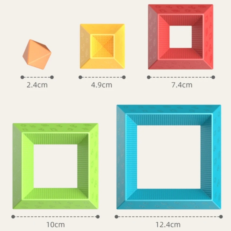 Geometrinis konstruktorius vaikams nuo 3 metų (15 det.)