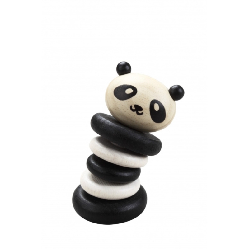 Classic world medinis sensorinis barškutis "Panda"