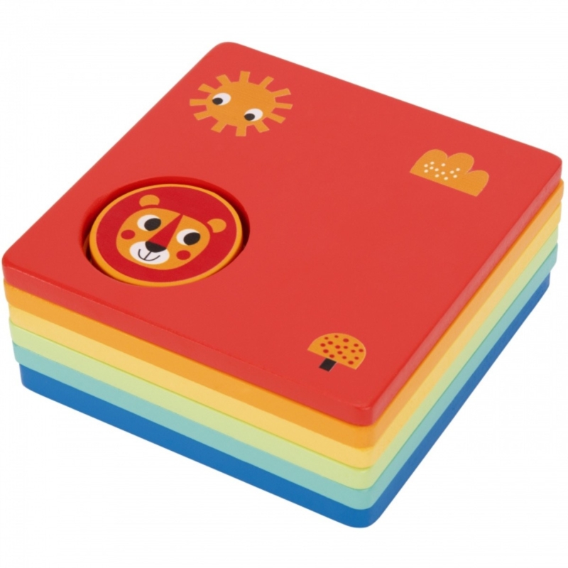 Tooky Toy XXL Montessori edukacinis 6in1 sensorinis rinkinys 25+ mėn.