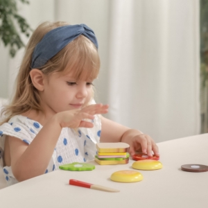 Mėsainio ir sumuštinio pjaustymo rinkinys vaikmas