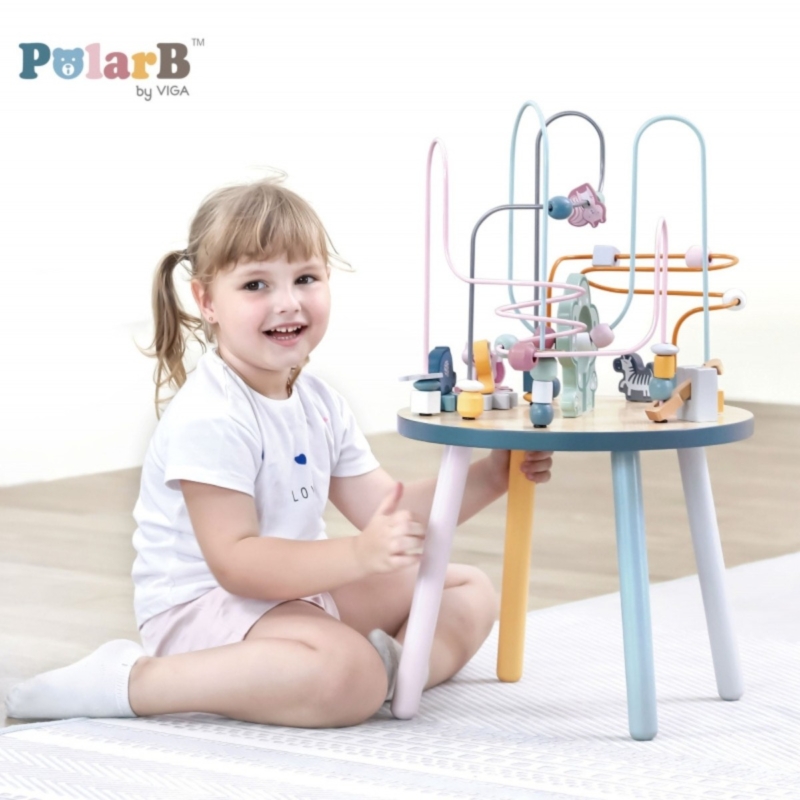 Montessori medinis veiklos stalas vaikams nuo 2 metų