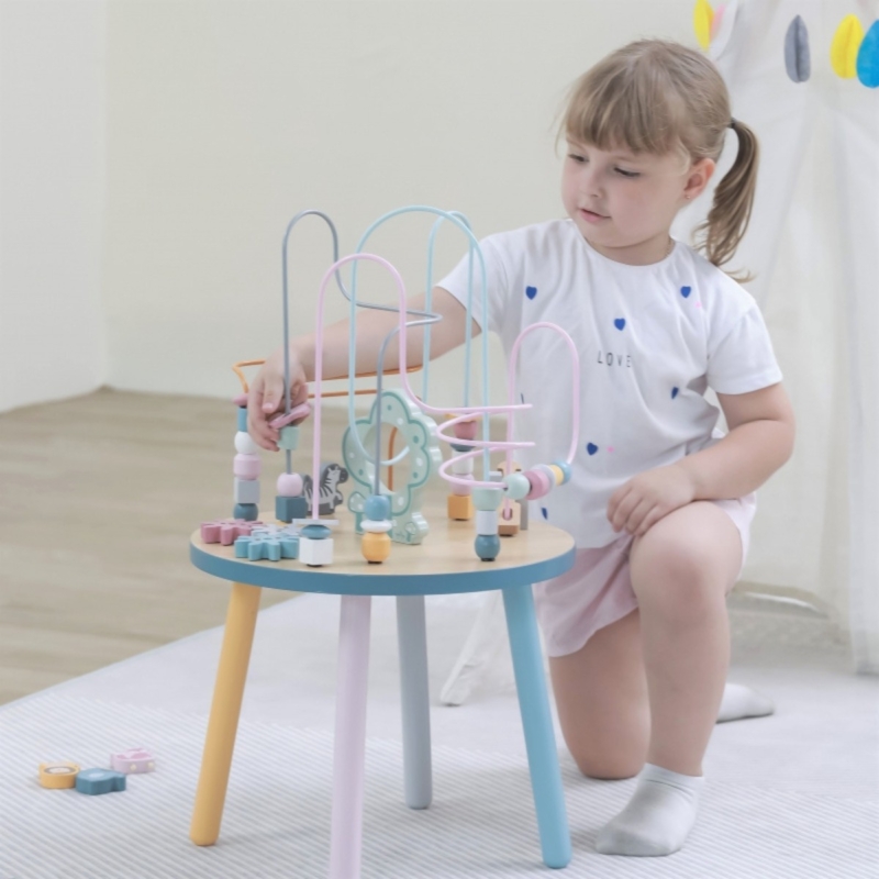 Montessori medinis veiklos stalas vaikams nuo 2 metų