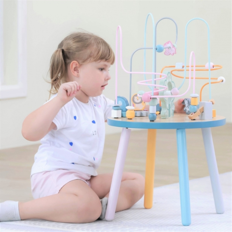 Montessori medinis veiklos stalas vaikams nuo 2 metų