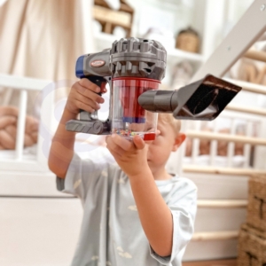 Interaktyvus dulkių siurblys-šluota vaikams nuo 3 metų 3in1