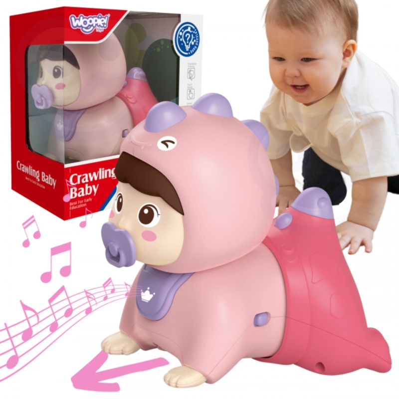Ropojantis žaislas-lėlė vaikams nuo 18 mėnesių – Woopie Baby