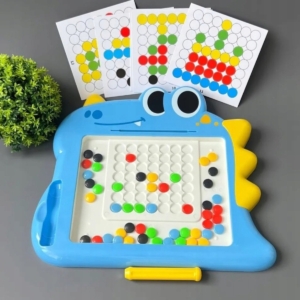 Woopie magnetinė lenta "Dinozauras", mėlyna