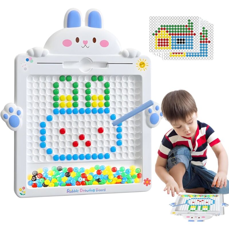 Montessori magnetinė lenta vaikams nuo 3 metų „Zuikutis“