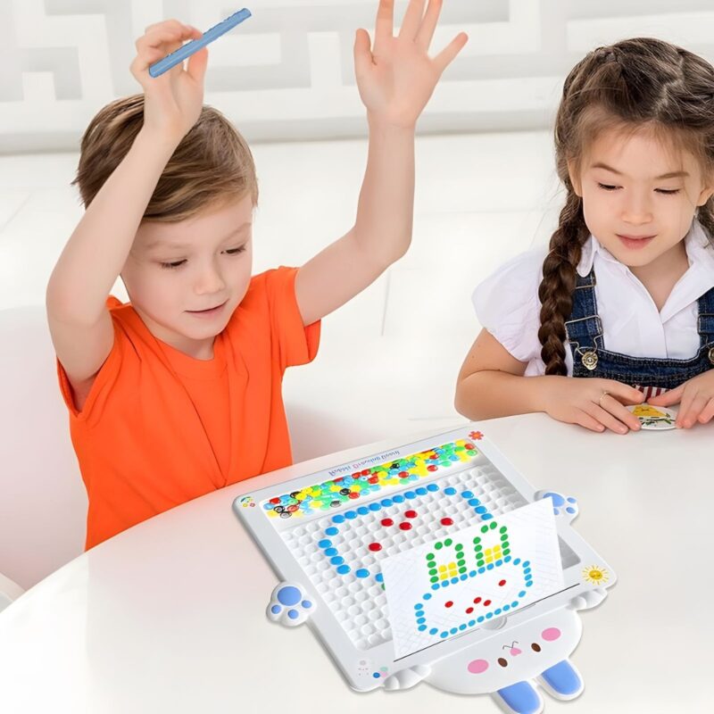 Montessori magnetinė lenta vaikams nuo 3 metų „Zuikutis“